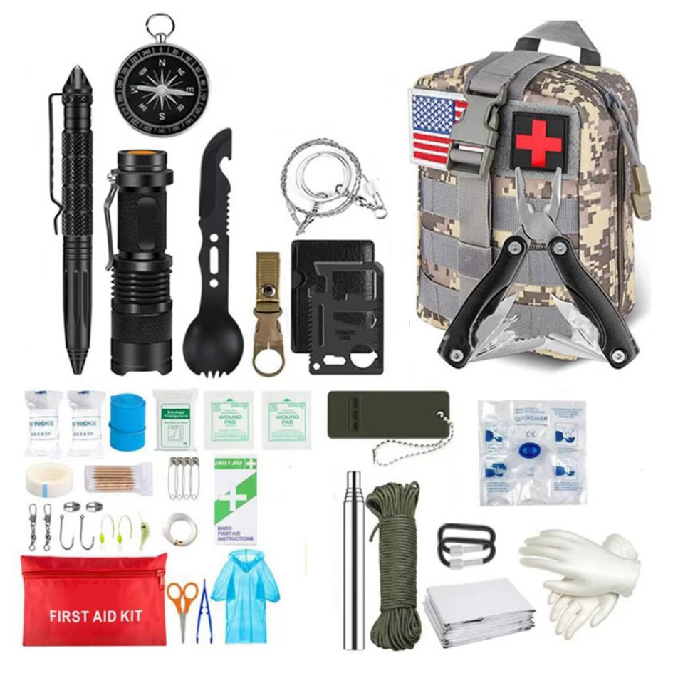 Outdoor Adventure Kit - Kit di pronto soccorso di sopravvivenza