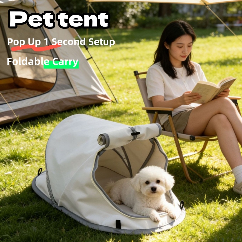 Outdoor Adventure Tent - Tenda portatile pop-up per cani, protezione