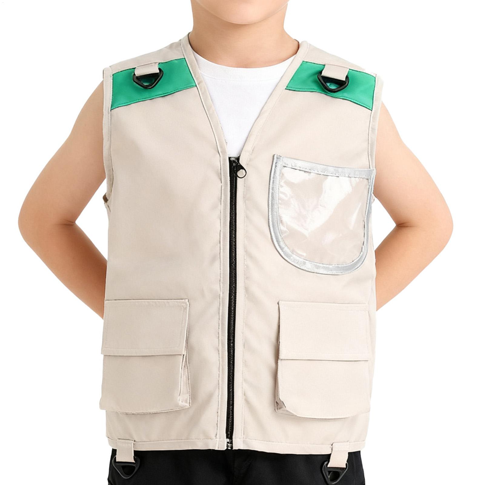 Outdoor Adventure Kit - Gilet da Esploratore per Bambini, Costume