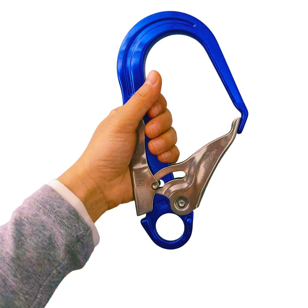 Outdoor Adventure Ziplines & Waterfall - Moschettone Resistente 25KN, Gancio Grande per