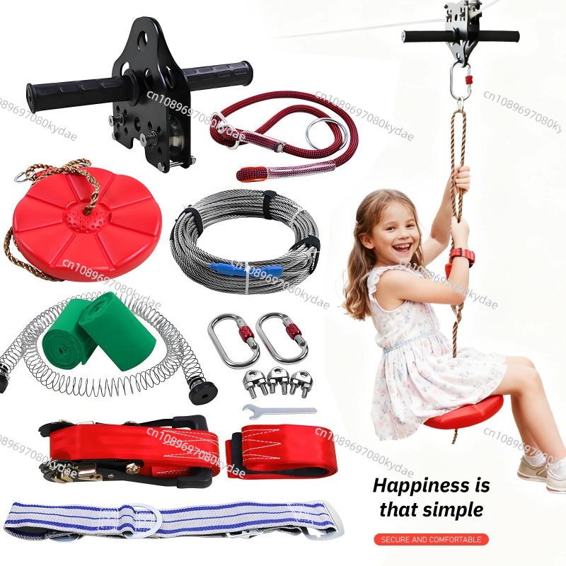 Outdoor Adventure Activities For Kids - Kit Zip Line per Bambini, Set