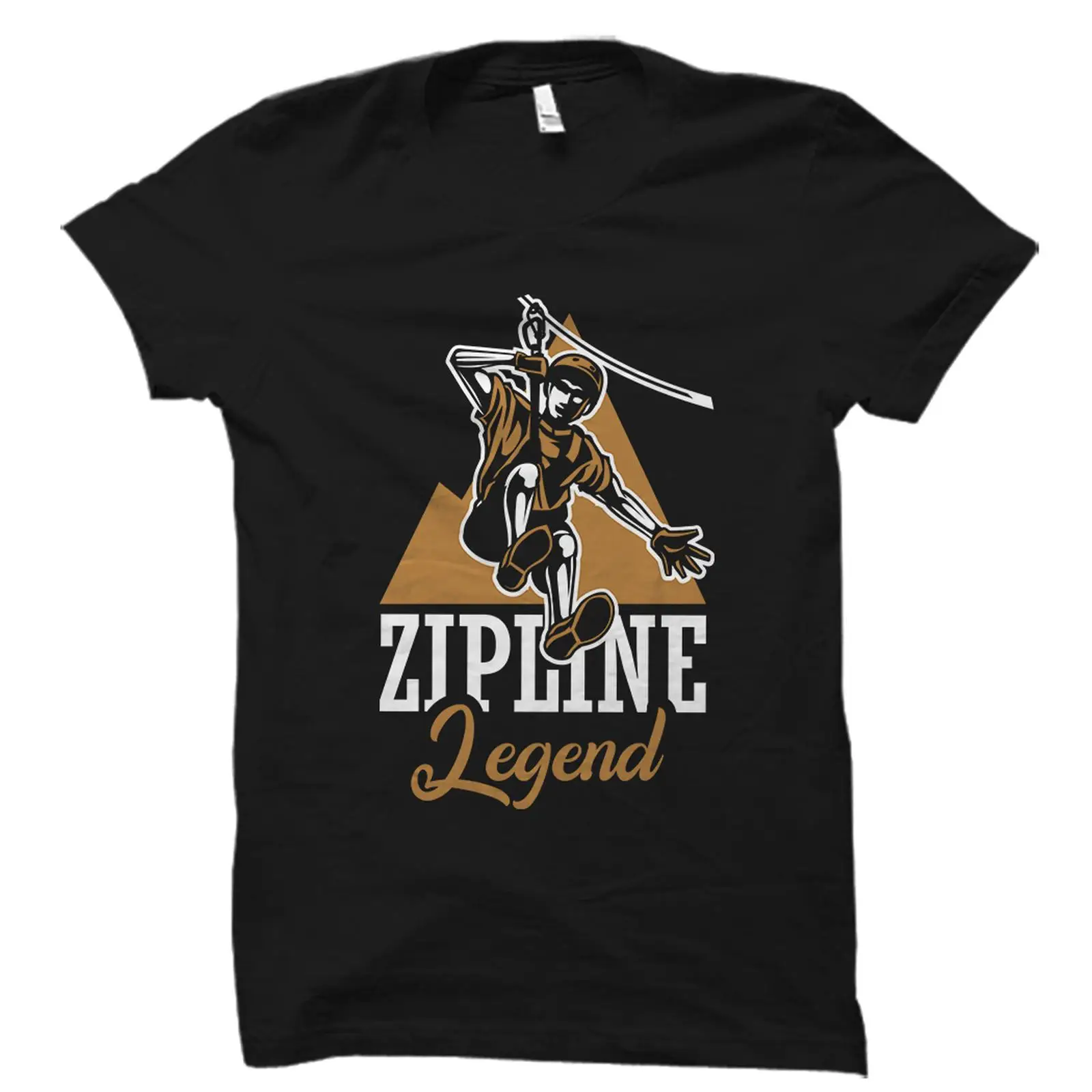 Outdoor Adventure Ziplines & Waterfall - Maglietta Zipline Legend Divertente per gli