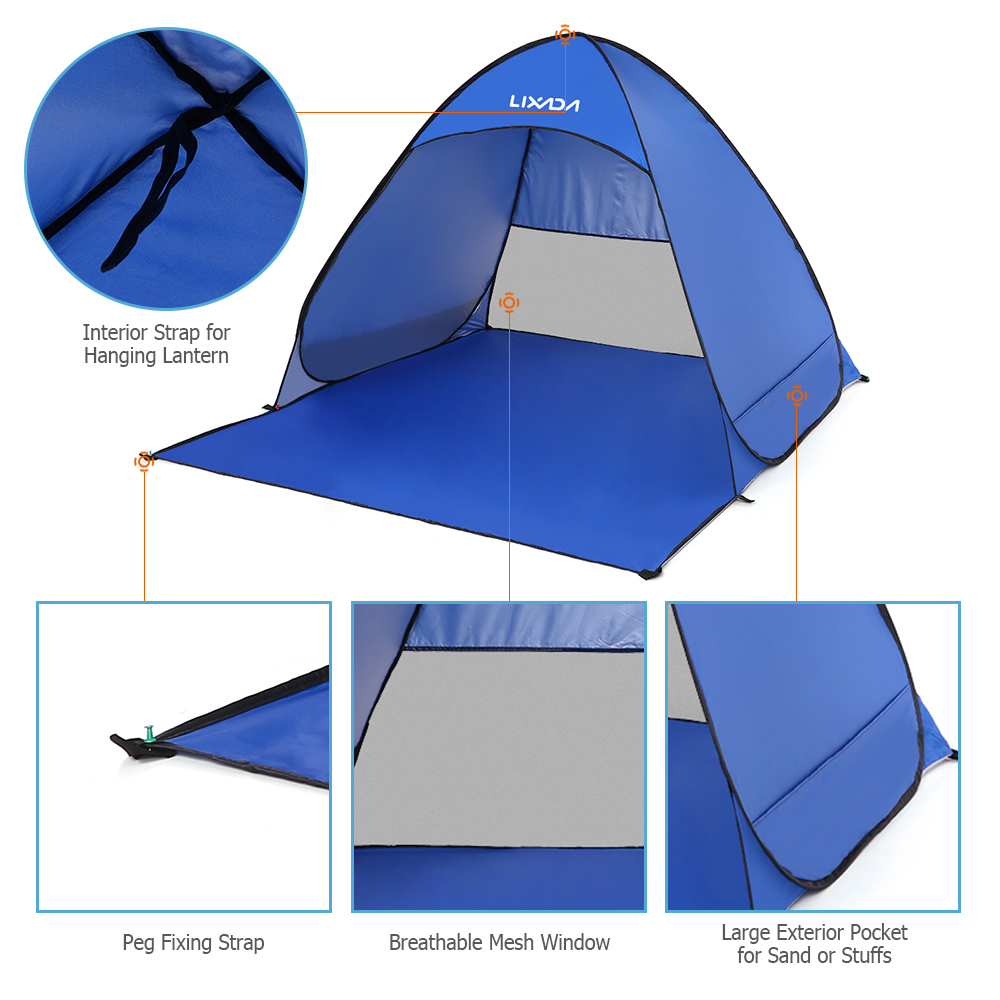 Lixada tenda da spiaggia Pop-U - Outdoor Adventure Tent recensione e prezzo