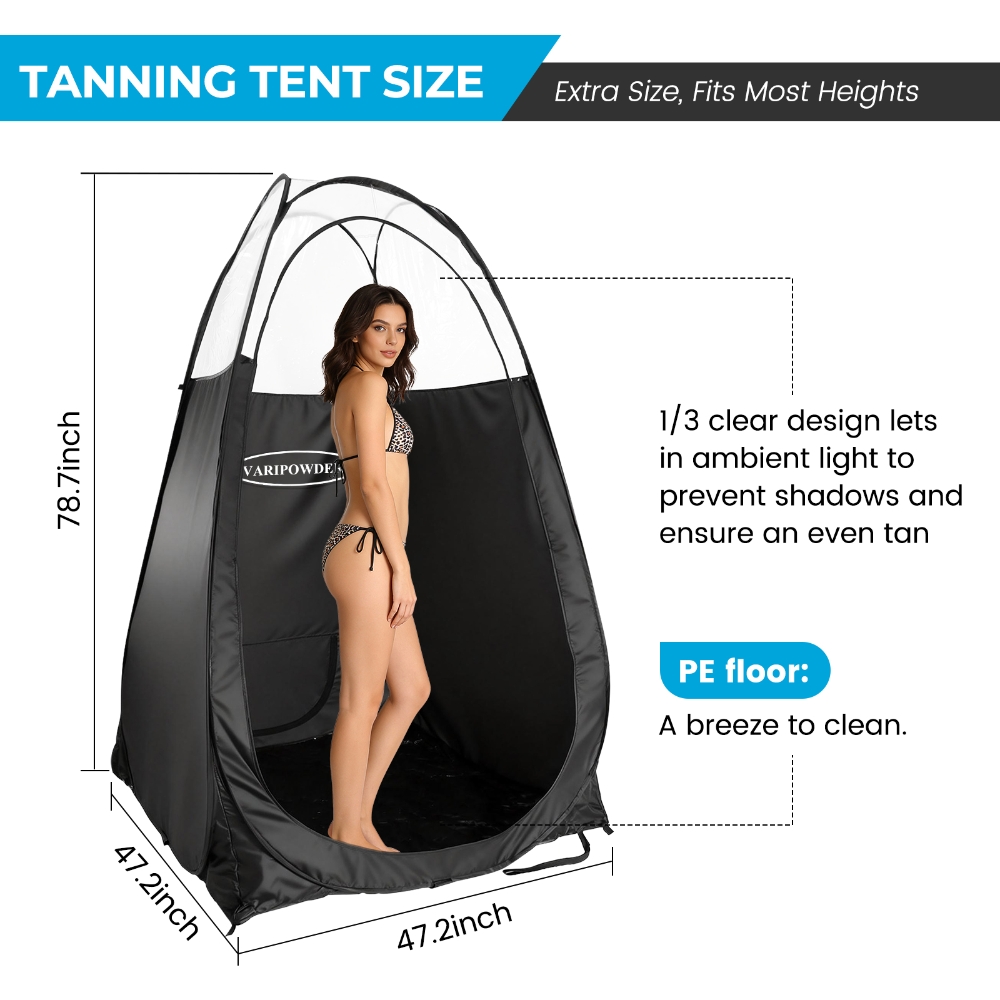 Tenda Nera Portatile per Abbro - Outdoor Adventure Tent recensione e prezzo