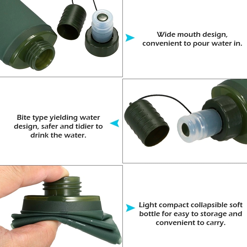 Borraccia Pieghevole da 250ml  - Outdoor Adventure Kit recensione e prezzo