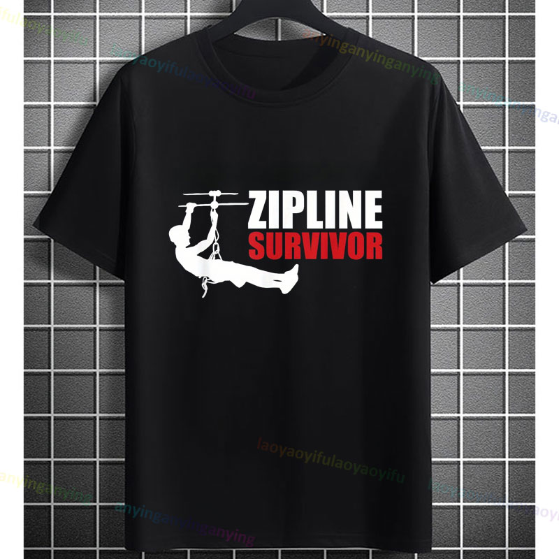 Divertente maglietta grafica A - Outdoor Adventure Ziplines & Waterfall recensione e prezzo