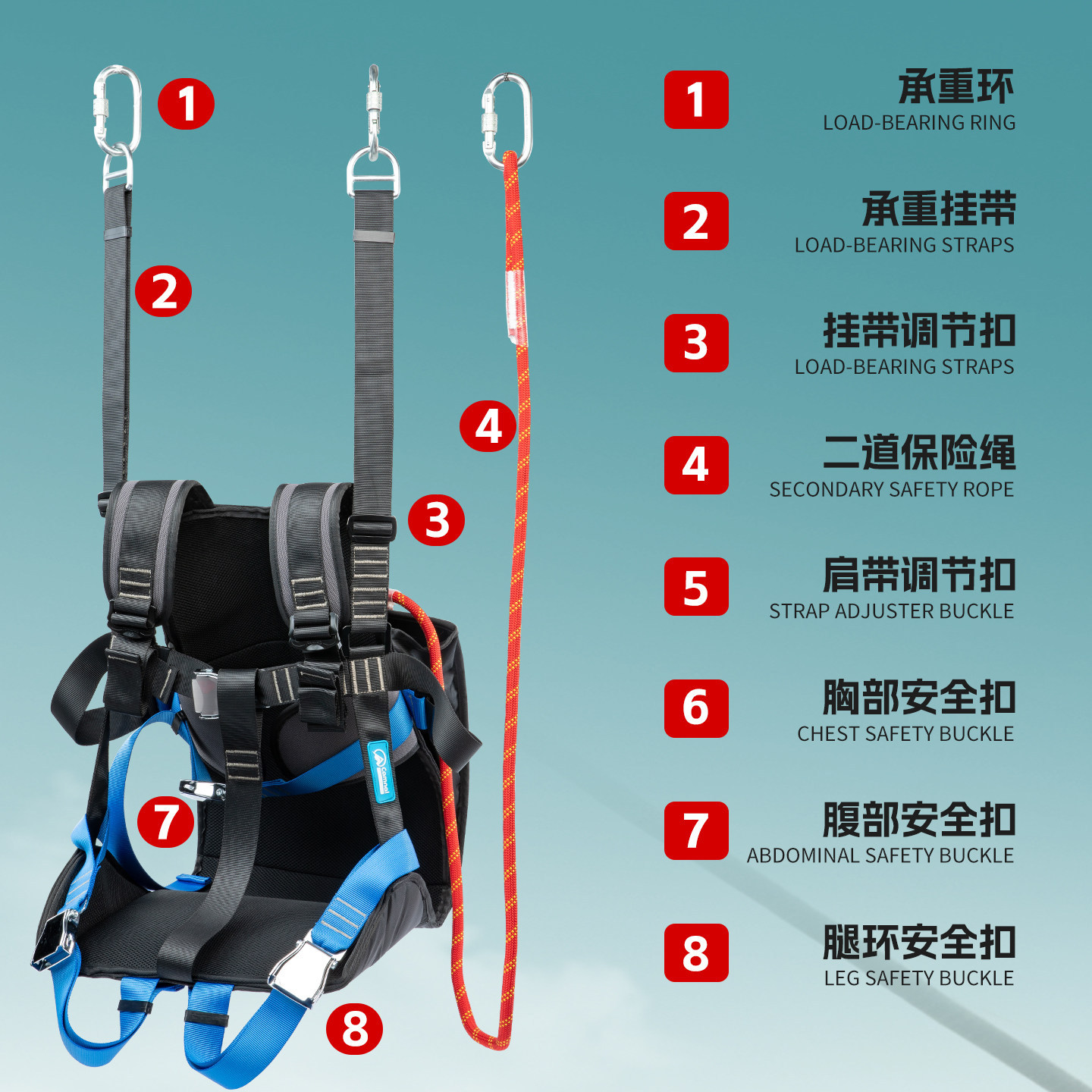 Sedile di sicurezza per ziplin - Outdoor Adventure Ziplines & Waterfall recensione e prezzo